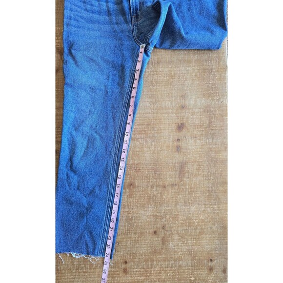 Abercrombie and Fitch ankle straight high rise denim jeans women's size 27 - Picture 6 of 8